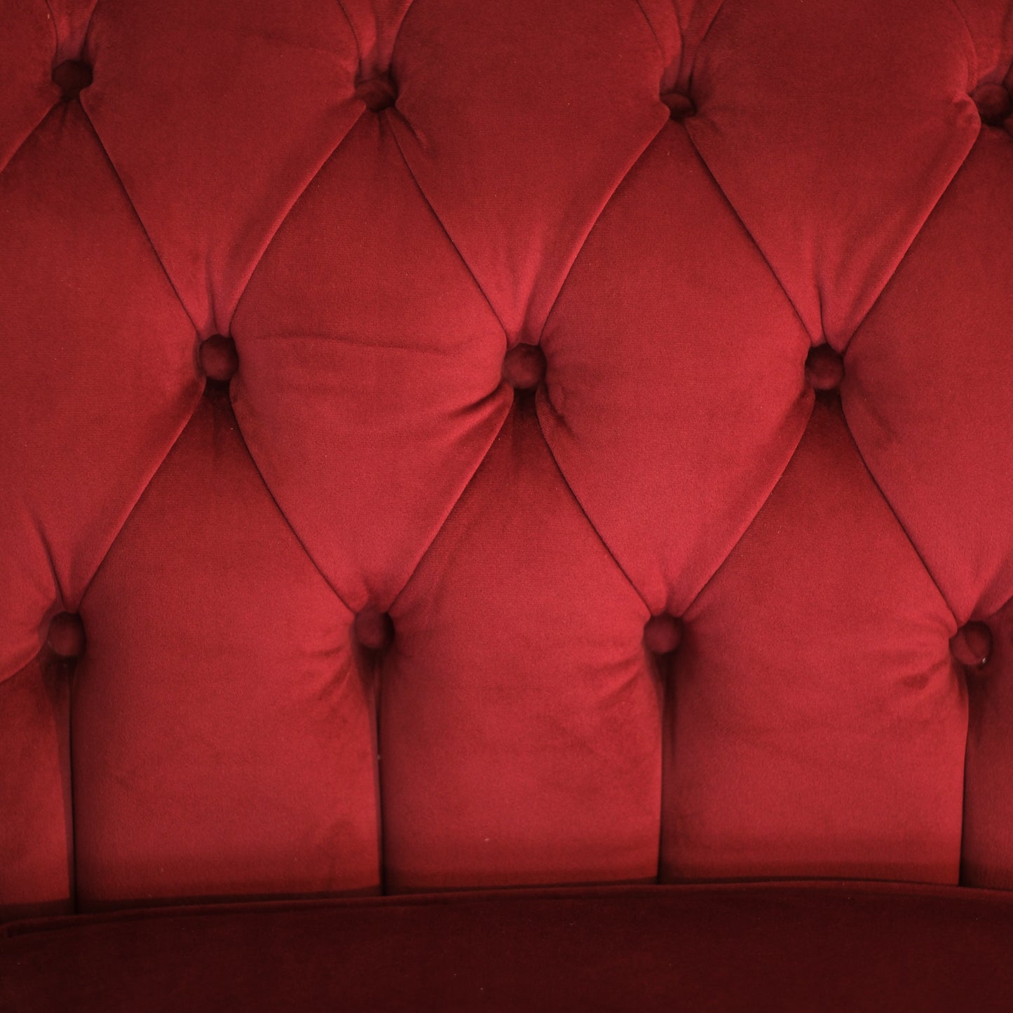 Divano Chester velluto rosso scuro