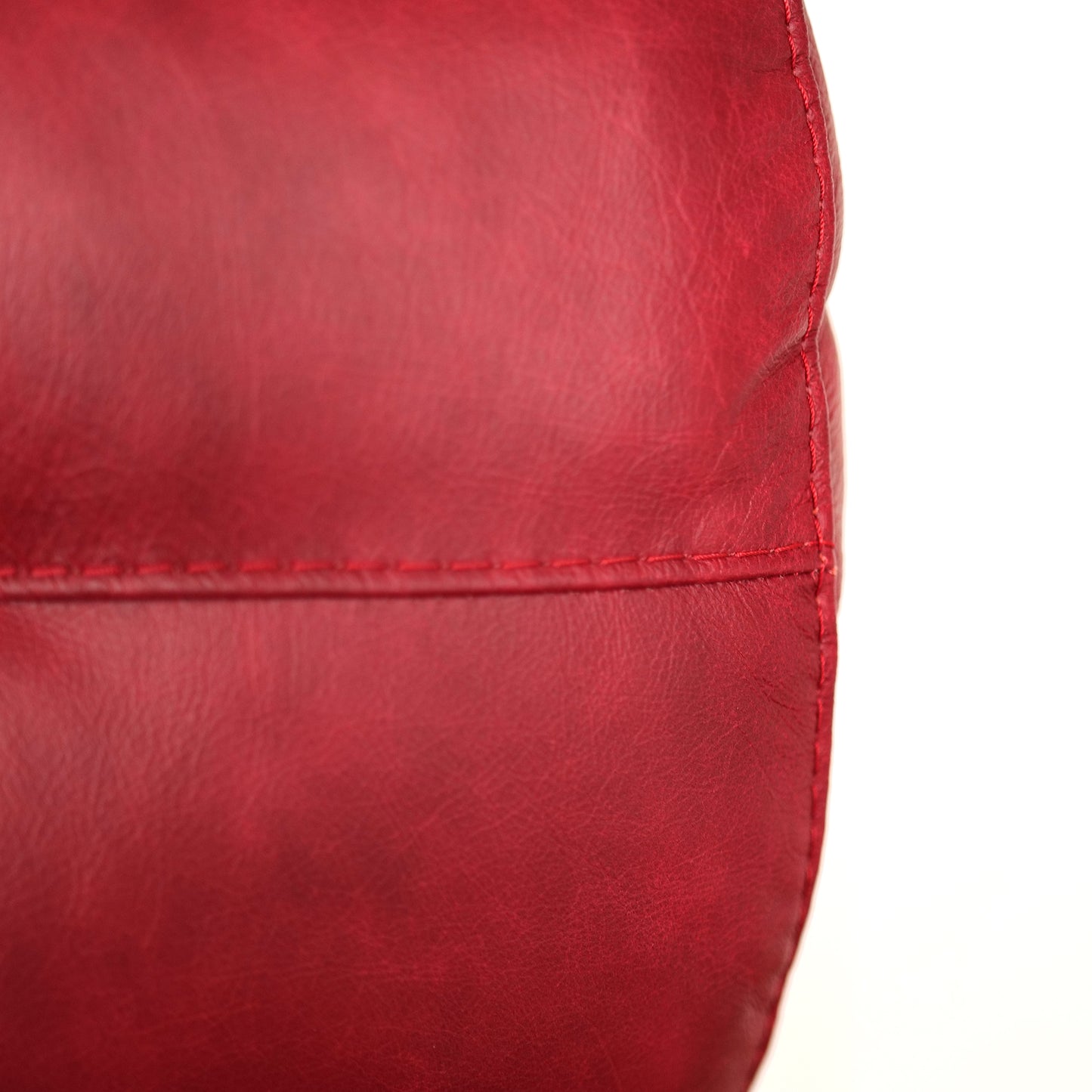 Fauteuil de relaxation électrique pivotant Costanza en cuir pleine fleur brandy