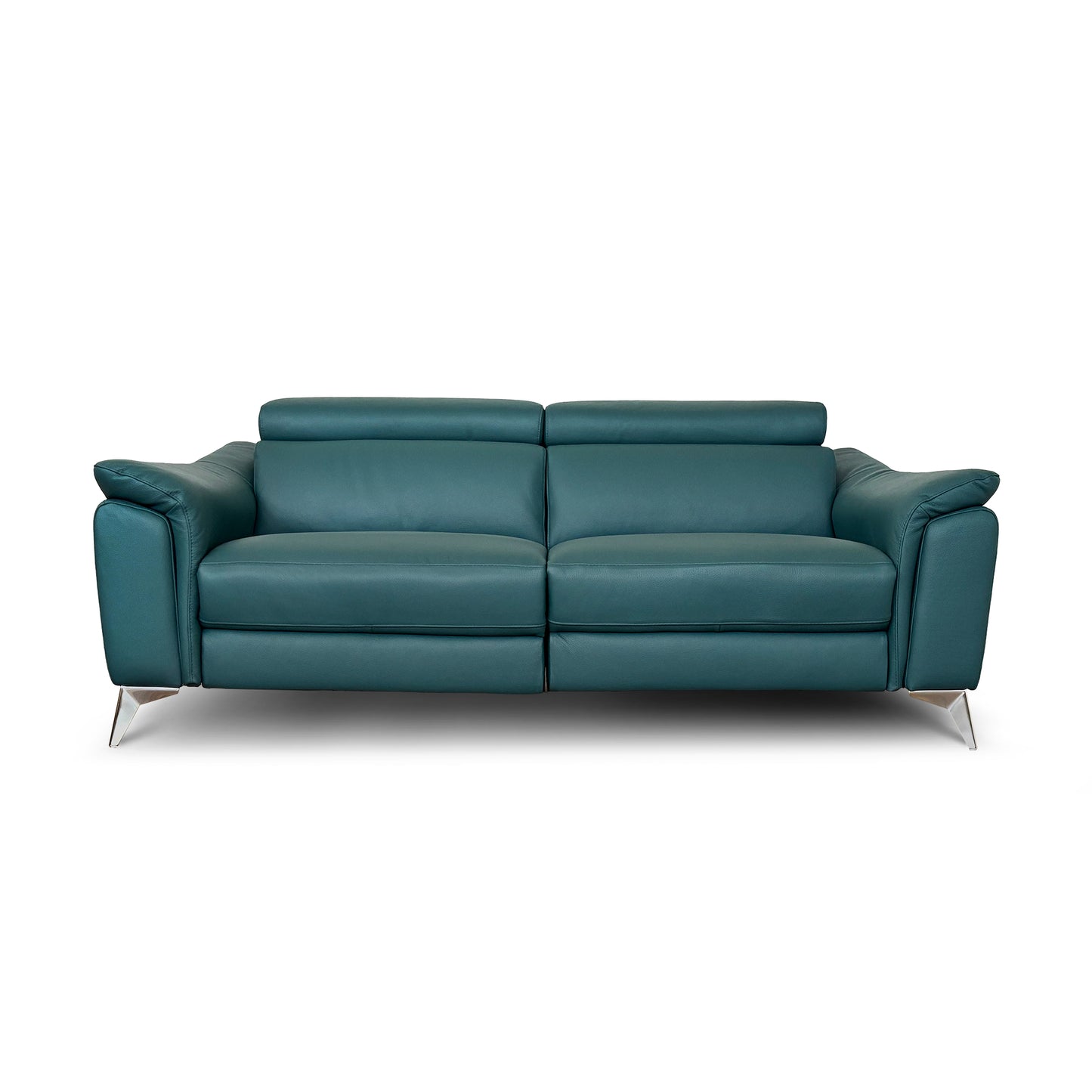 Divano Flow Relax Reclinabile in Pelle Primo Fiore – 2 Posti Doppia Motorizzazione, Design Moderno