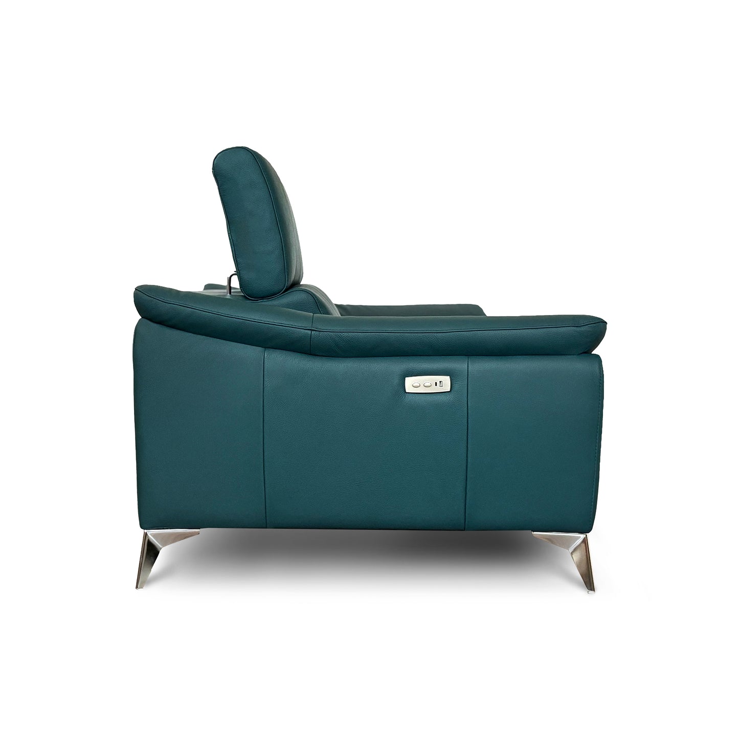 Divano Flow Relax Reclinabile in Pelle Primo Fiore – 2 Posti Doppia Motorizzazione, Design Moderno