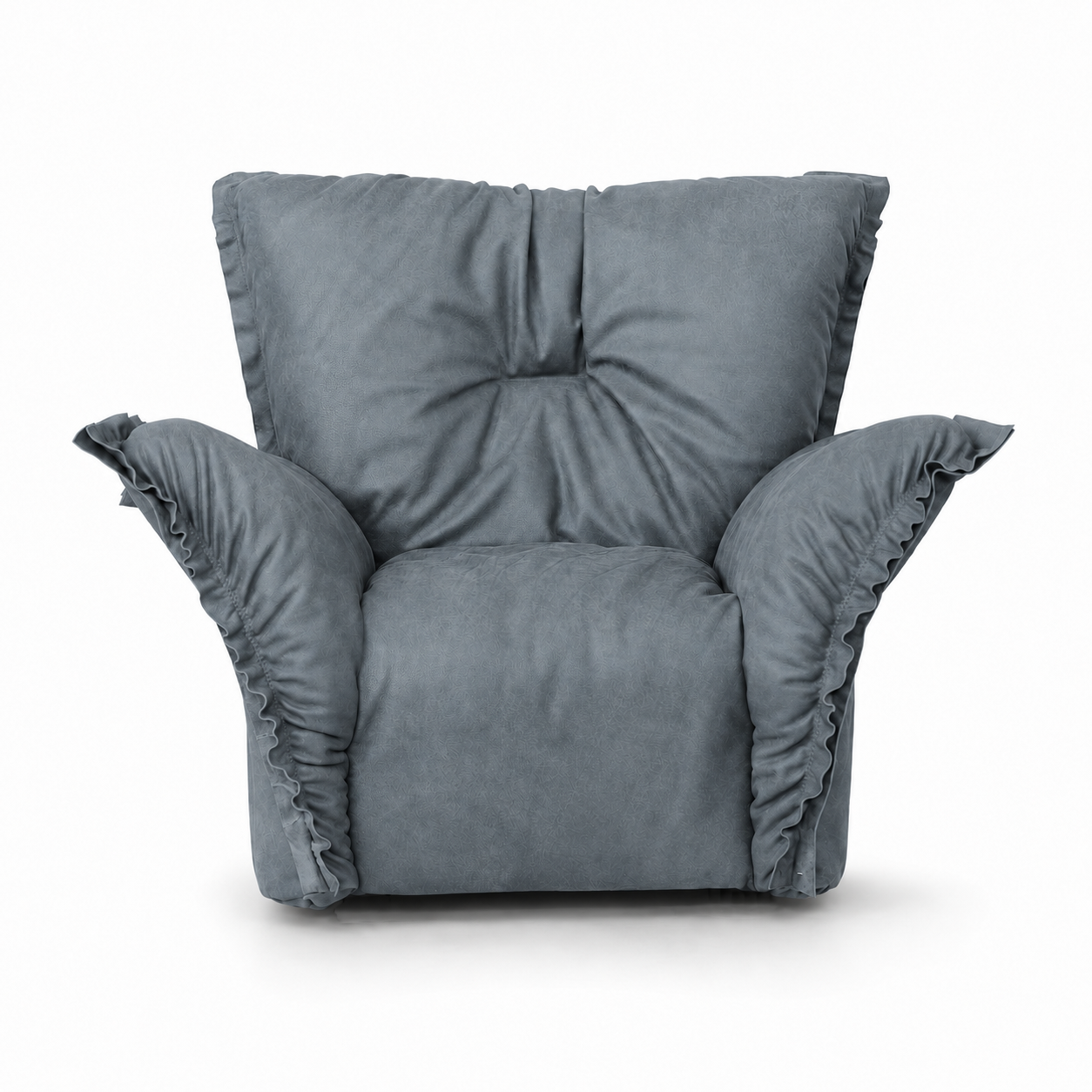 Poltrona Letizia Pelle Nabuk Premium- Eleganza, Morbidezza e Relax Assoluto