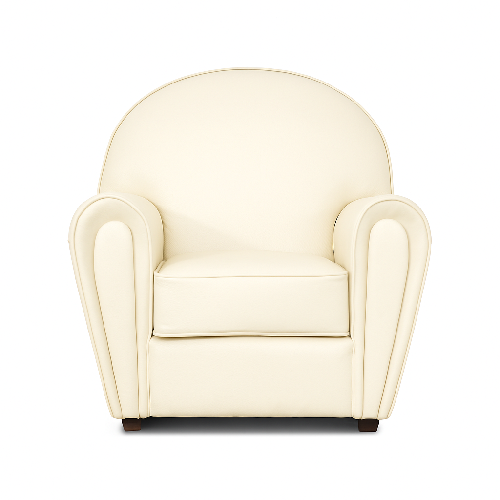 Poltrona Luxury in Pelle Primo Fiore Premium - Design Iconico