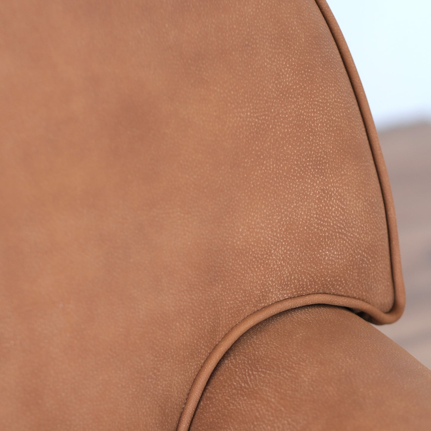 Fauteuil modèle luxe en cuir fleur terra