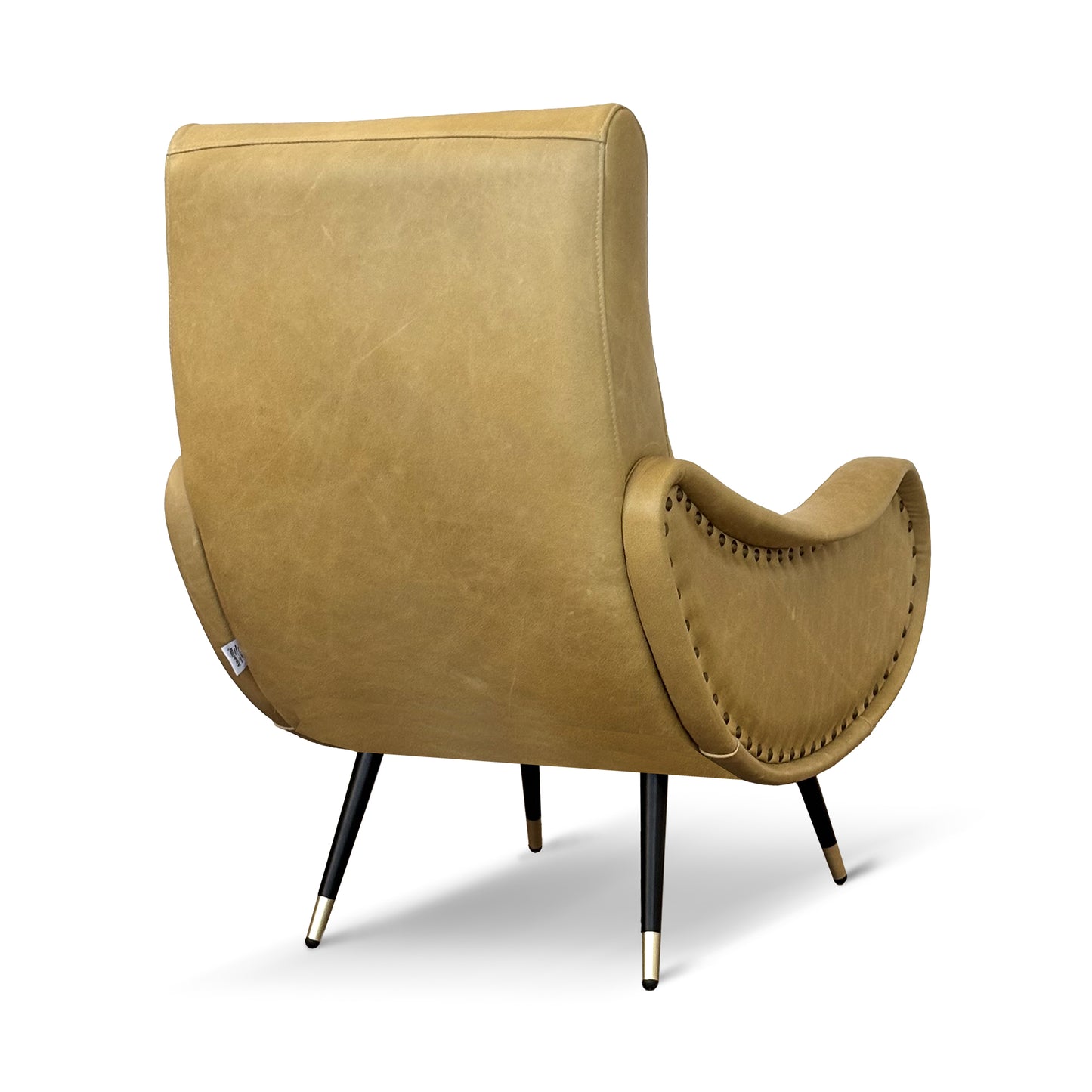 Miss Sessel aus hochwertigem Vollnarbenleder – ikonisches Design der 1950er Jahre