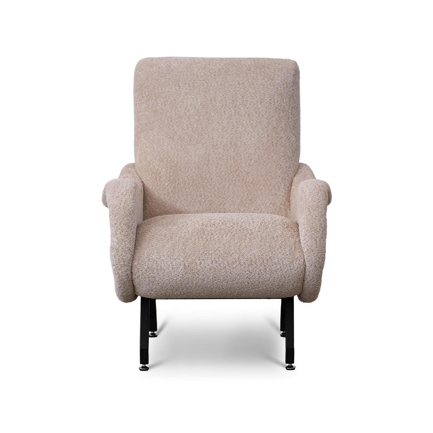 Fauteuil Miss en Tissu Bouclé Beige