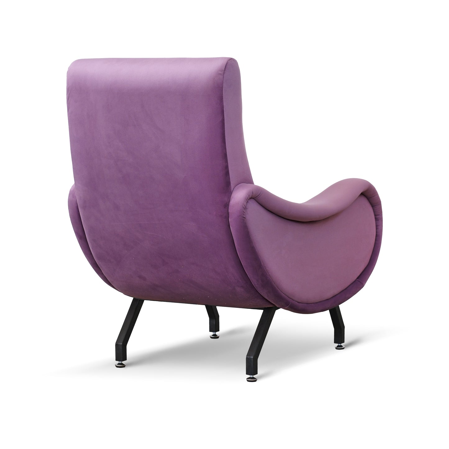 Poltrona Miss velluto lilla