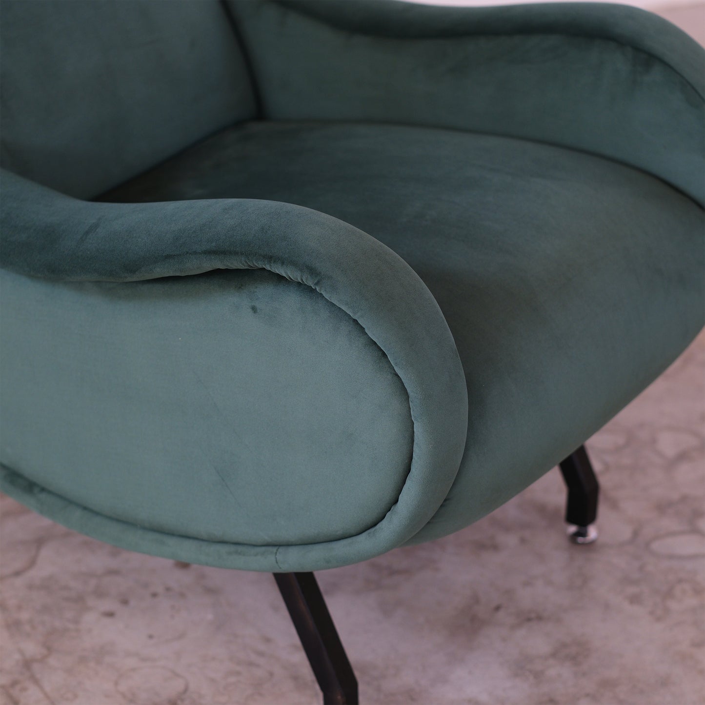 Fauteuil Miss Velvet Vert Forêt