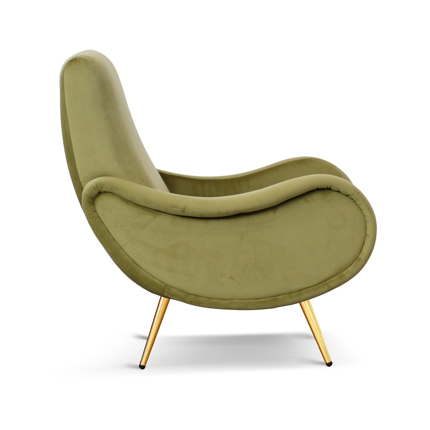 Poltrona Miss in Velluto Colorato Premium - Design Iconico Anni 50