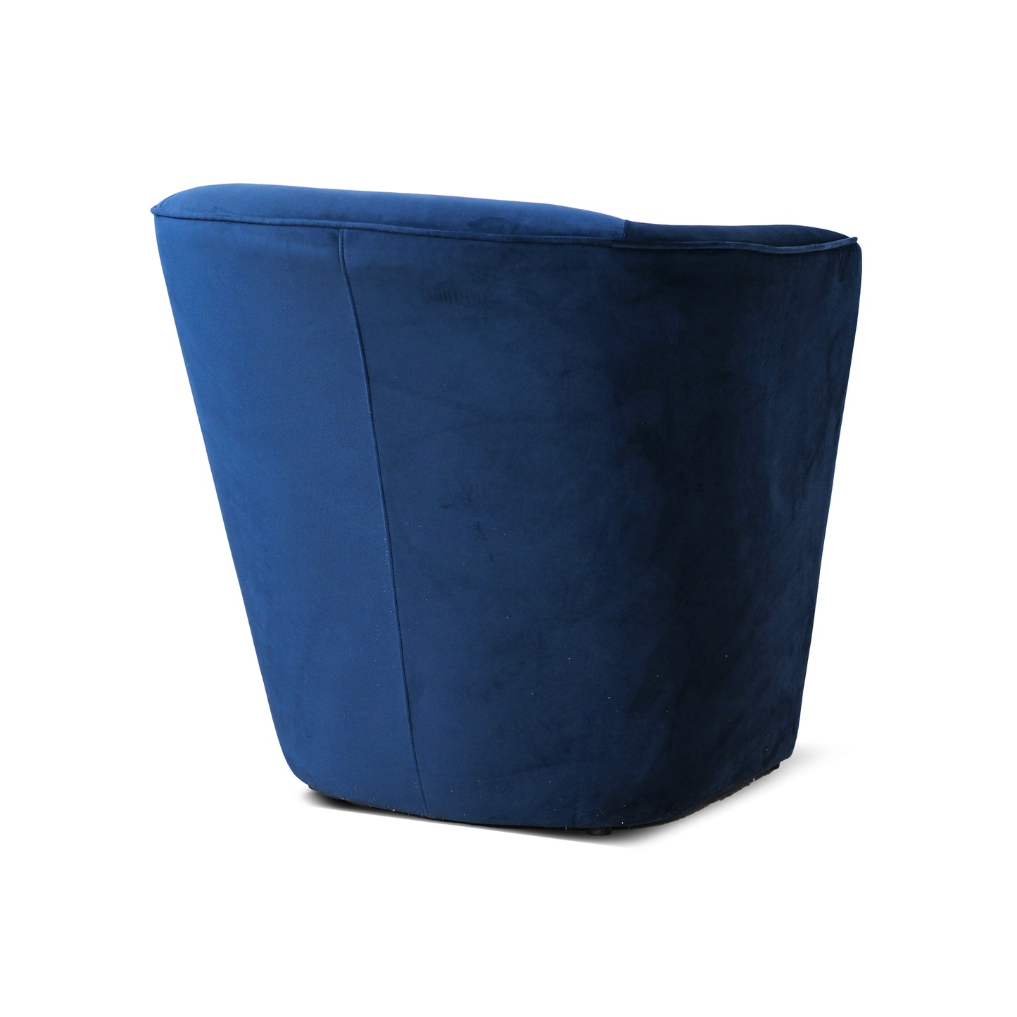 Fauteuil de cockpit en velours bleu Valentina