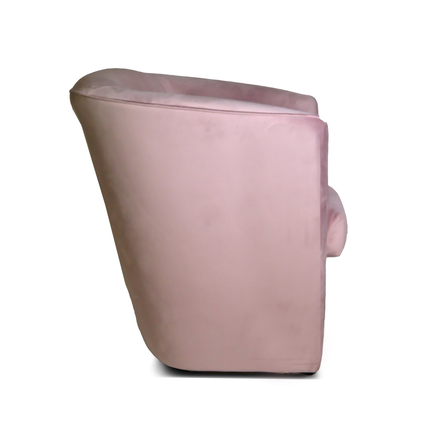 Fauteuil Valentina Pozzetto en velours poudre