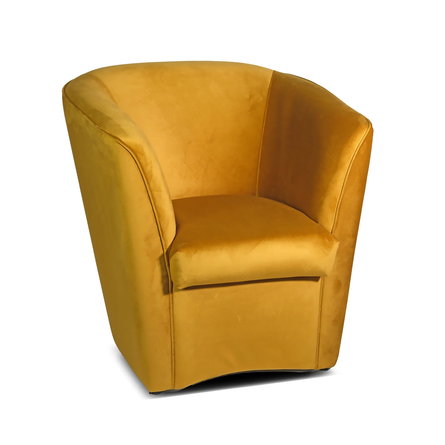 Valentina Tub Chair Senfgelber Samt