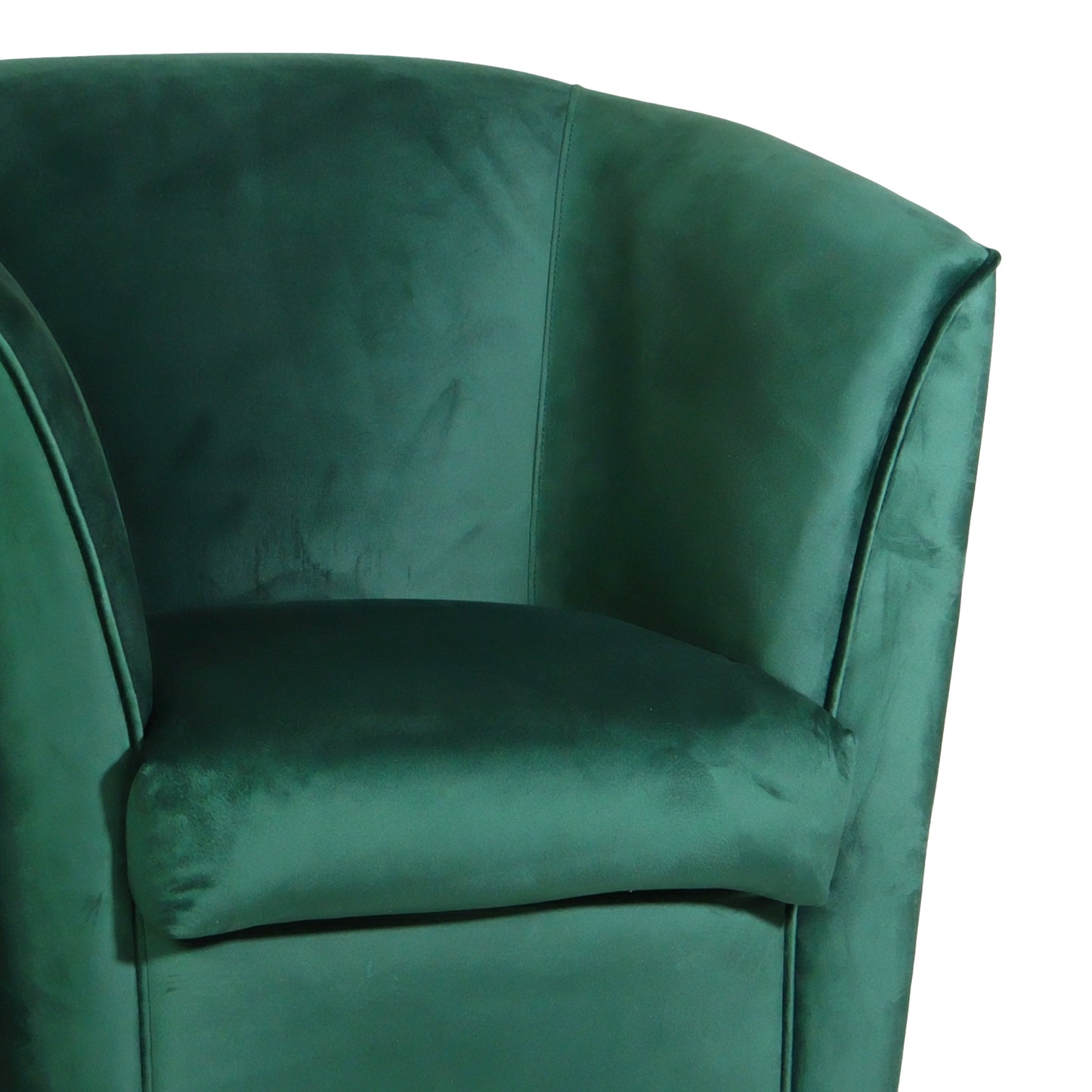 Fauteuil Valentina Pozzetto en velours vert