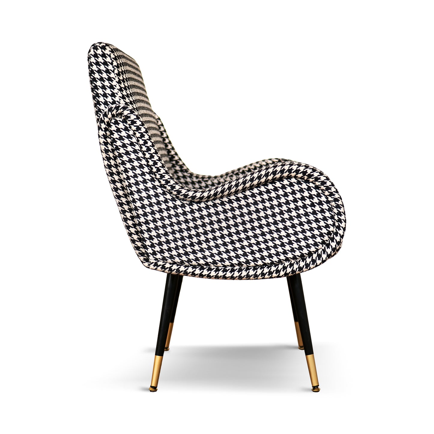 Sedia Miss in Tessuto Pied de Poule - Design Iconico