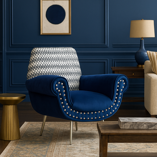 Poltrona Vico Design Vintage - Iconica, Finiture di Pregio Premium