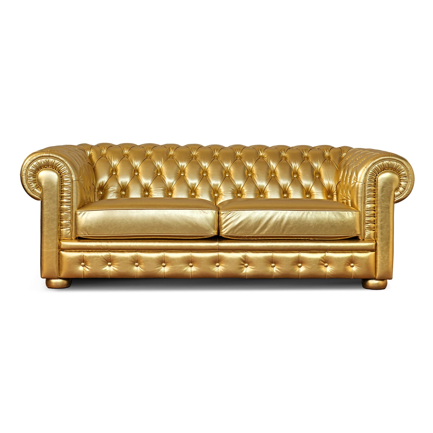 Divano Chesterfield in Pelle Primo Fiore Premium – Iconico, Finiture di Pregio