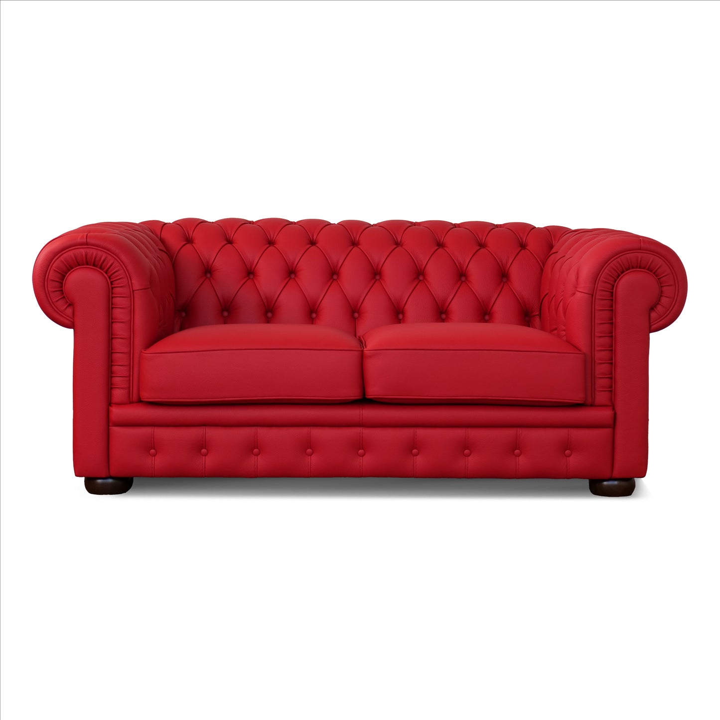 Divano Chesterfield in Pelle Primo Fiore Premium – Iconico, Finiture di Pregio