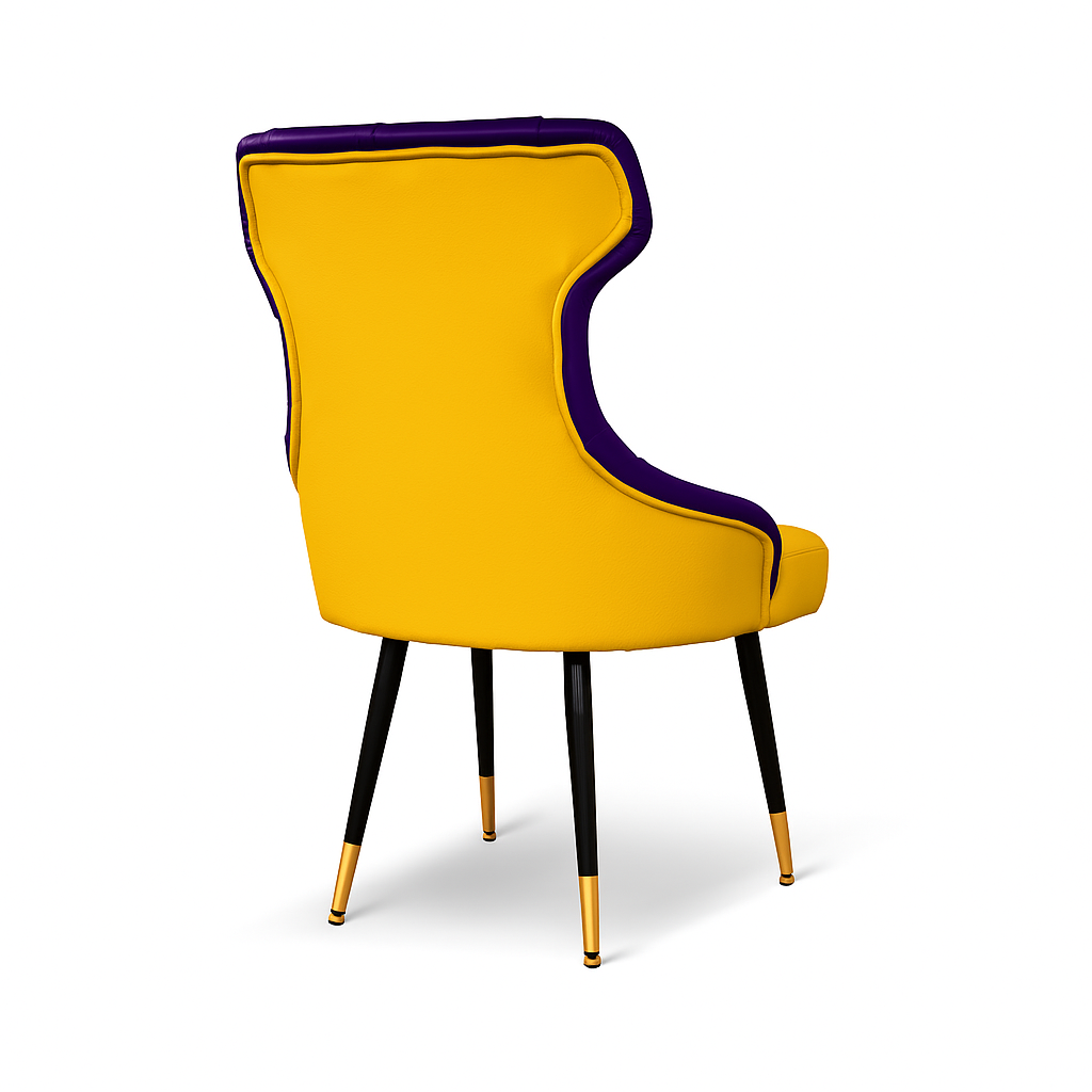 Sedia Cosmo in Pelle Primo Fiore Premium - Design Iconico