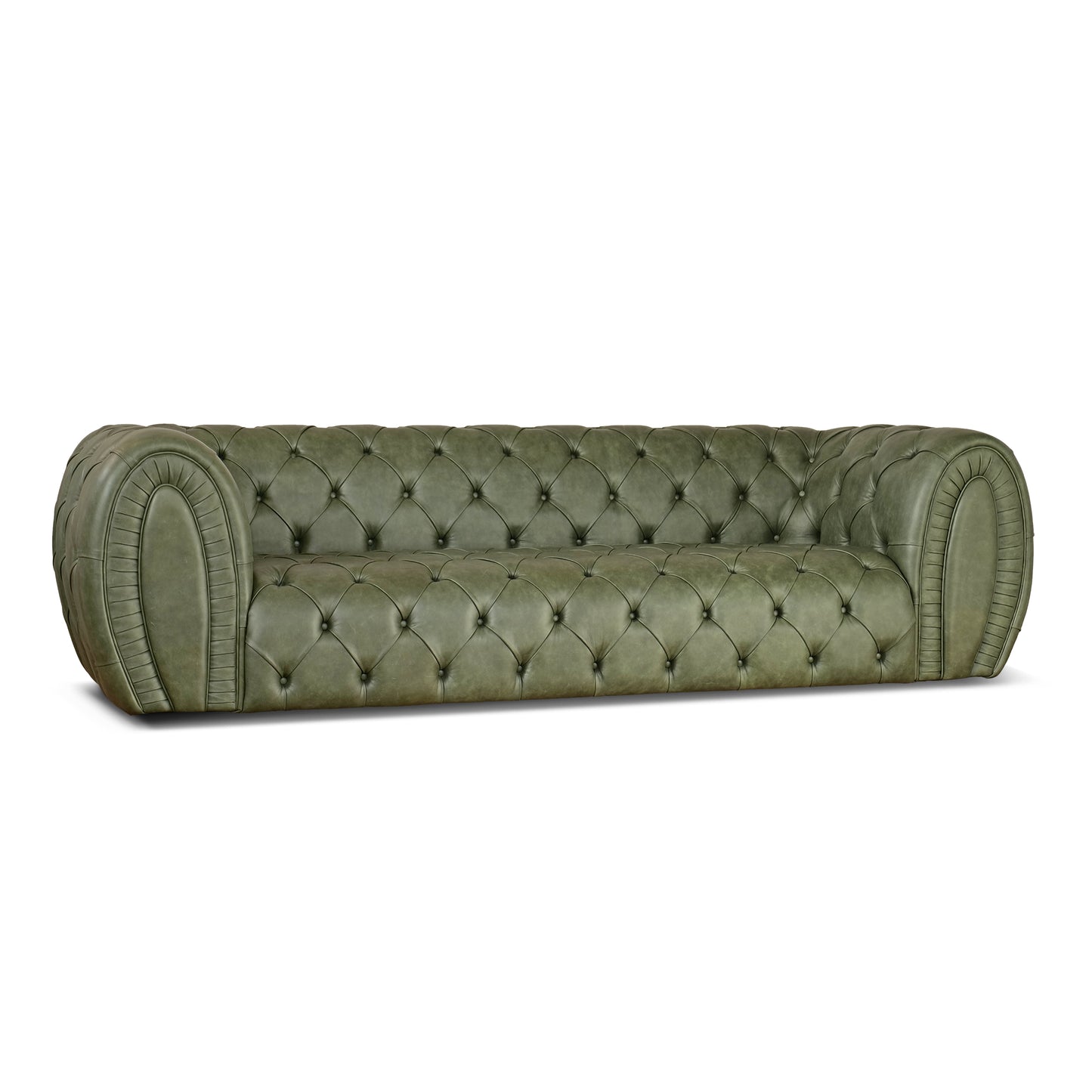 Divano Chesterfield Cosmo Pelle Primo Fiore Premium - Design Iconico