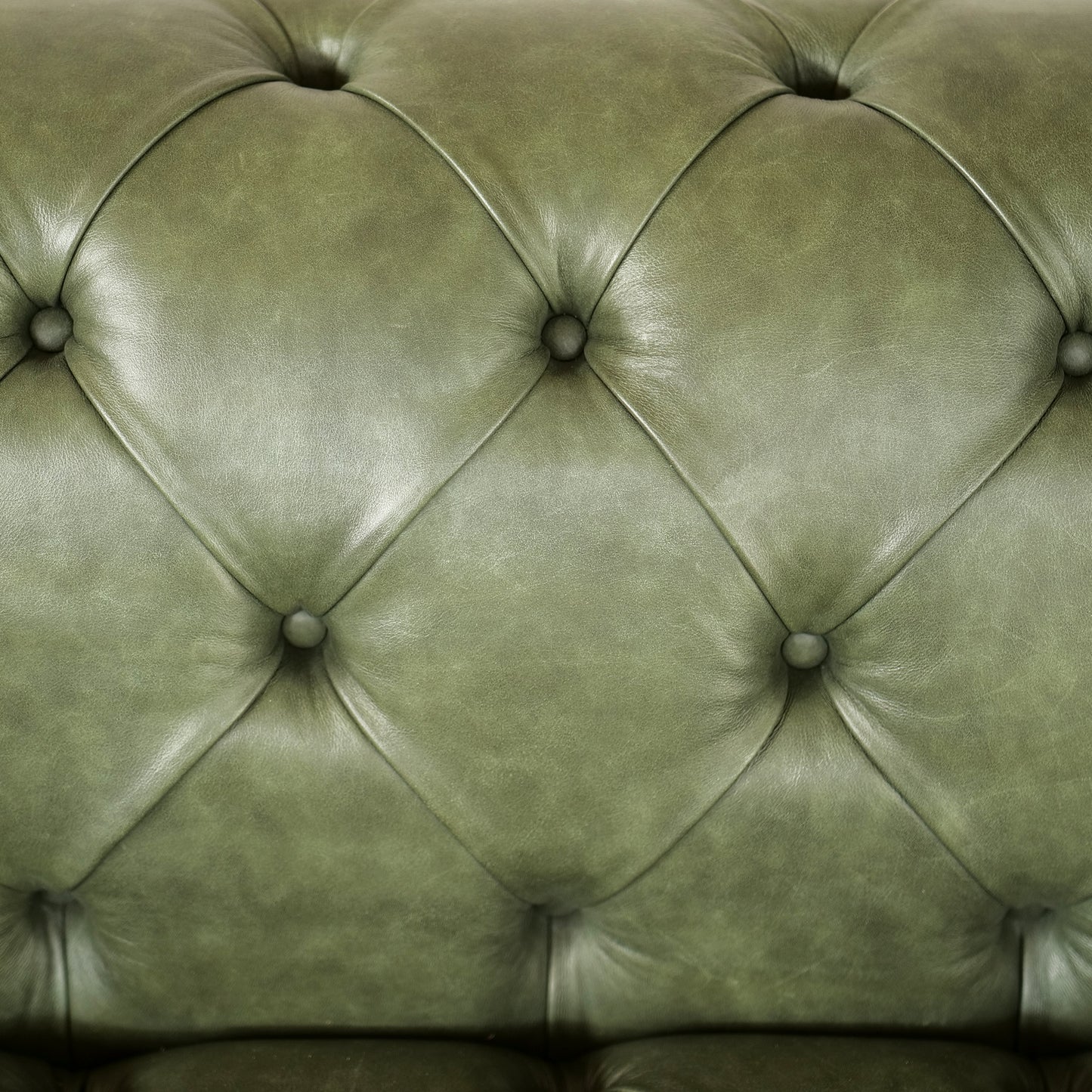 Divano Chesterfield Cosmo Pelle Primo Fiore Premium - Design Iconico