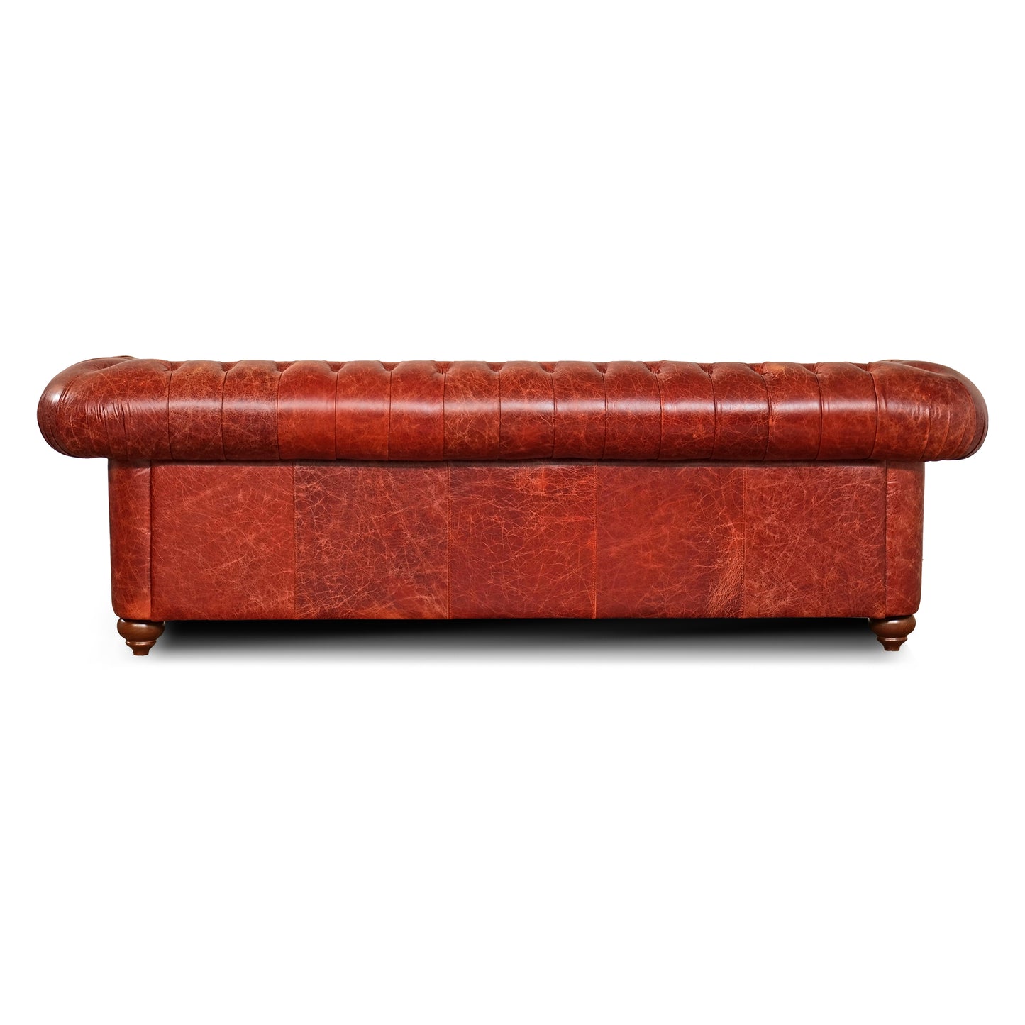 Divano Chesterfield Domus Pelle Primo Fiore Premium - Design Vintage