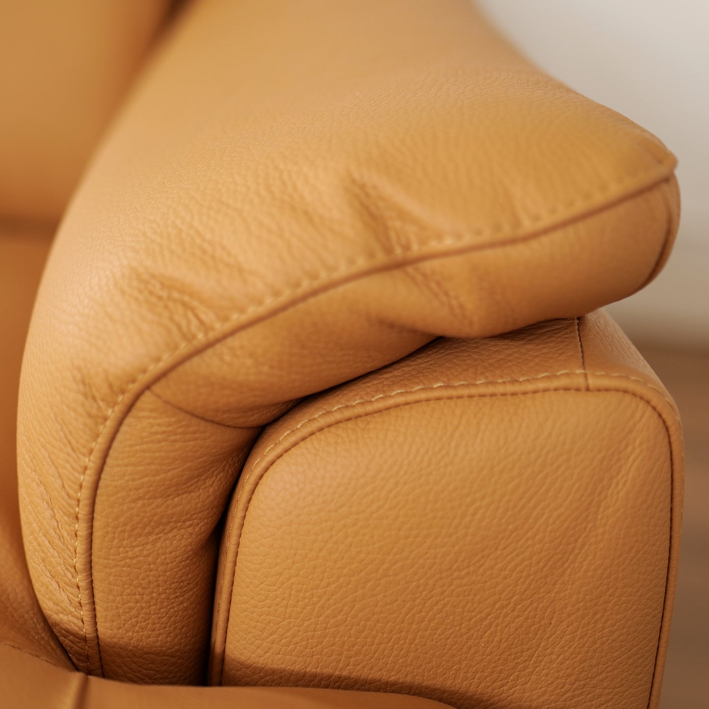 Divano Angolare Flow Relax in Pelle Primo Fiore – Recliner Motorizzato e Chaise Longue , Design Moderno