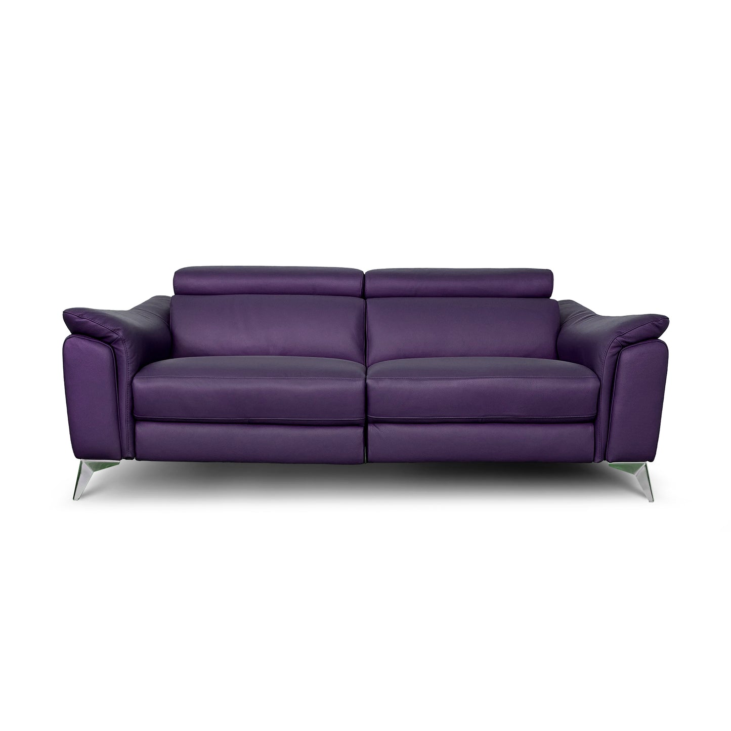 Divano Flow Relax Reclinabile in Pelle Primo Fiore – 2 Posti Doppia Motorizzazione, Design Moderno