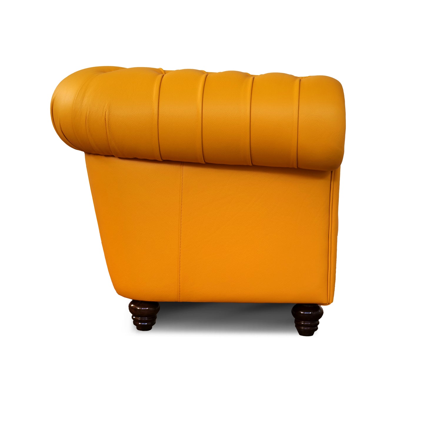 Divano Chesterfield Gabbiano in Pelle Primo Fiore Premium – Iconico, Finiture di Pregio