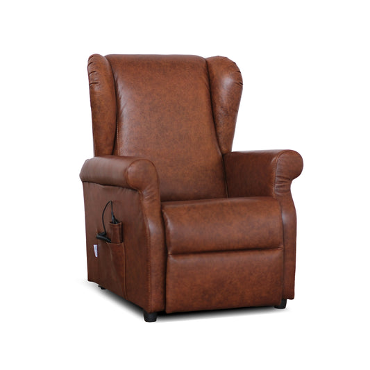 Poltrona Relax Ilde in Primo Fiore - Recliner Elettrico 2 Motori, Alzapersona - Roller System