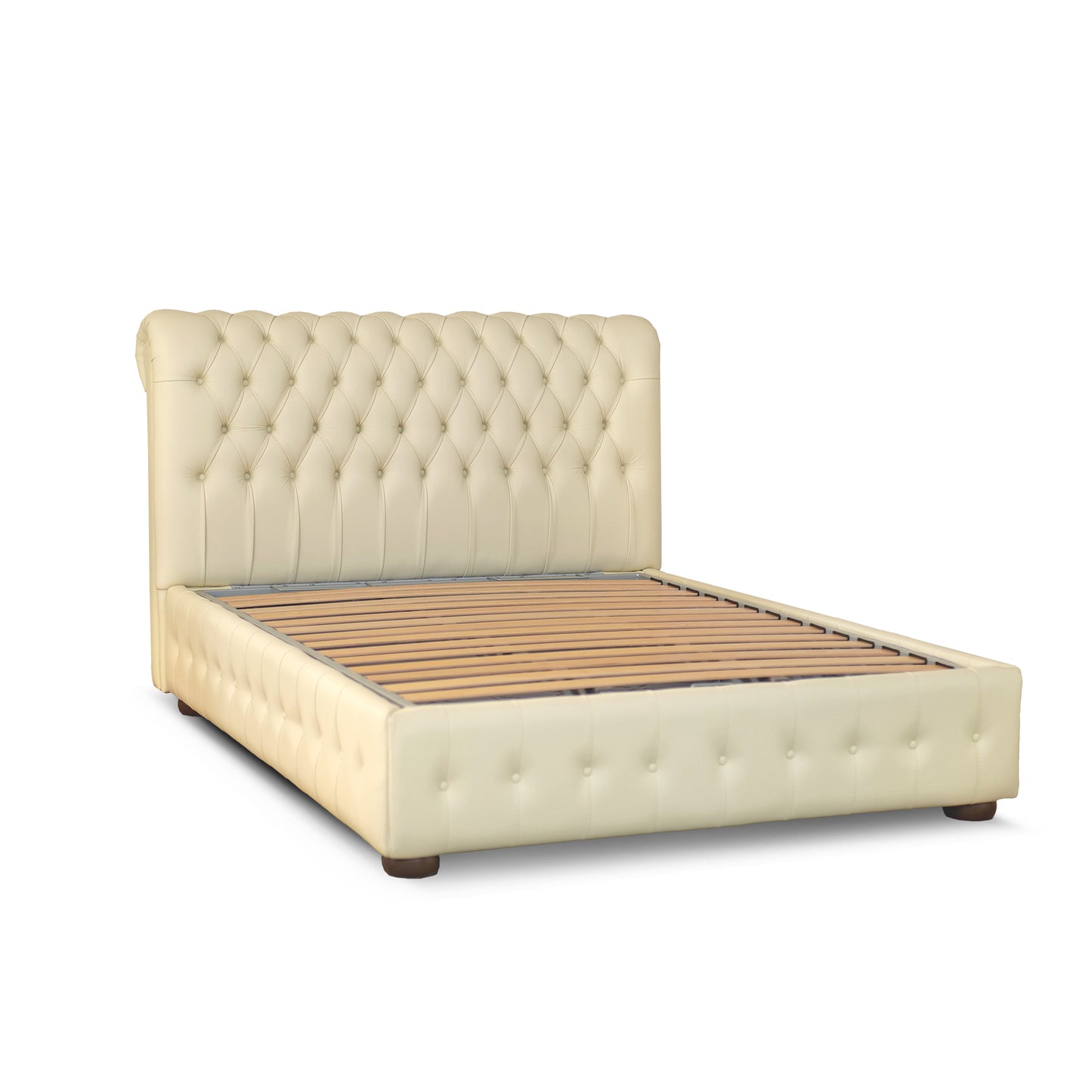 Letto Chesterfield Armonia Pelle Primo Fiore Premium - Design Iconico e Funzionale