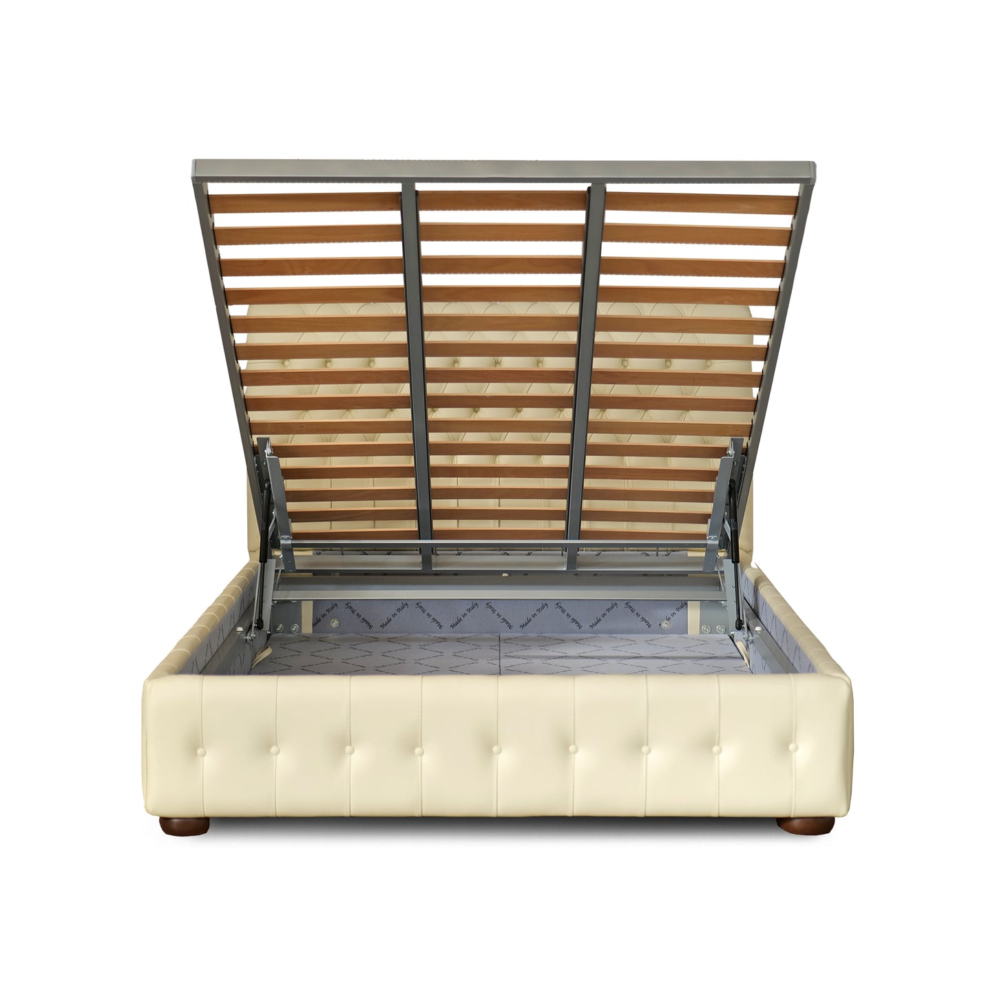 Letto Chesterfield Armonia Pelle Primo Fiore Premium - Design Iconico e Funzionale