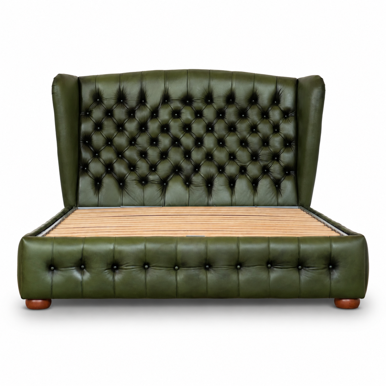 Lit Chesterfield Ego en cuir pleine fleur haut de gamme - Un design iconique et fonctionnel