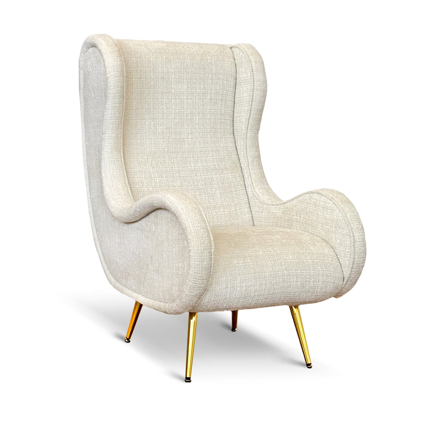Poltrona Madame Velluto Ciniglia Vinaccia - Design Vintage, Iconica
