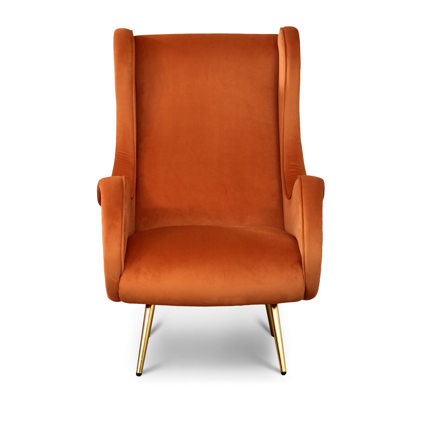 Fauteuil Madame en velours chenille bordeaux - Design vintage, emblématique