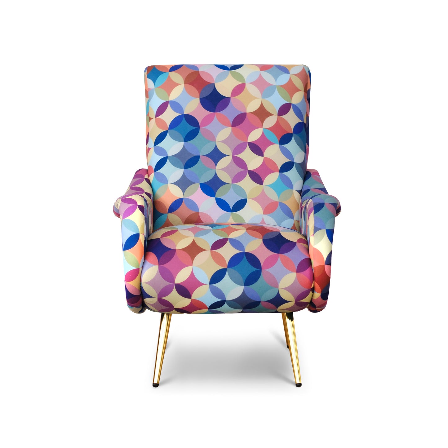 Poltrona Miss Tessuto e Velluto Premium - Design Iconico