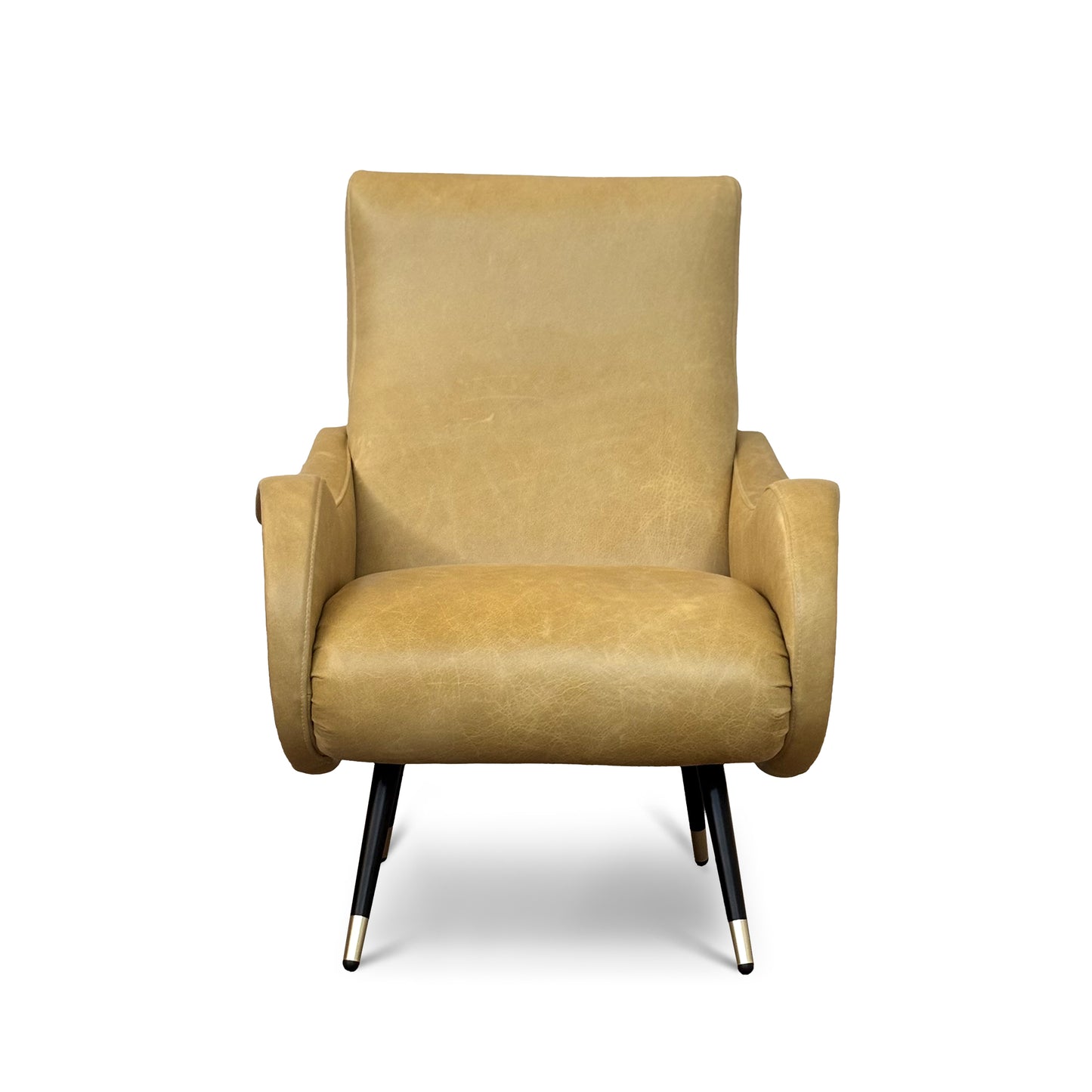 Miss Sessel aus hochwertigem Vollnarbenleder – ikonisches Design der 1950er Jahre