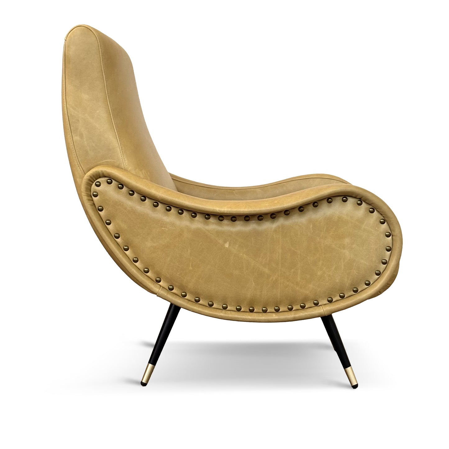 Miss Sessel aus hochwertigem Vollnarbenleder – ikonisches Design der 1950er Jahre