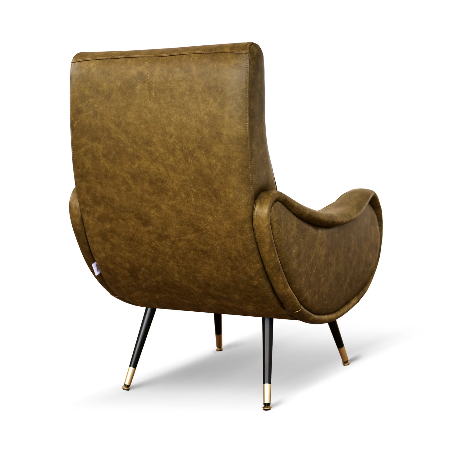 Miss Sessel aus hochwertigem Vollnarbenleder – ikonisches Design der 1950er Jahre