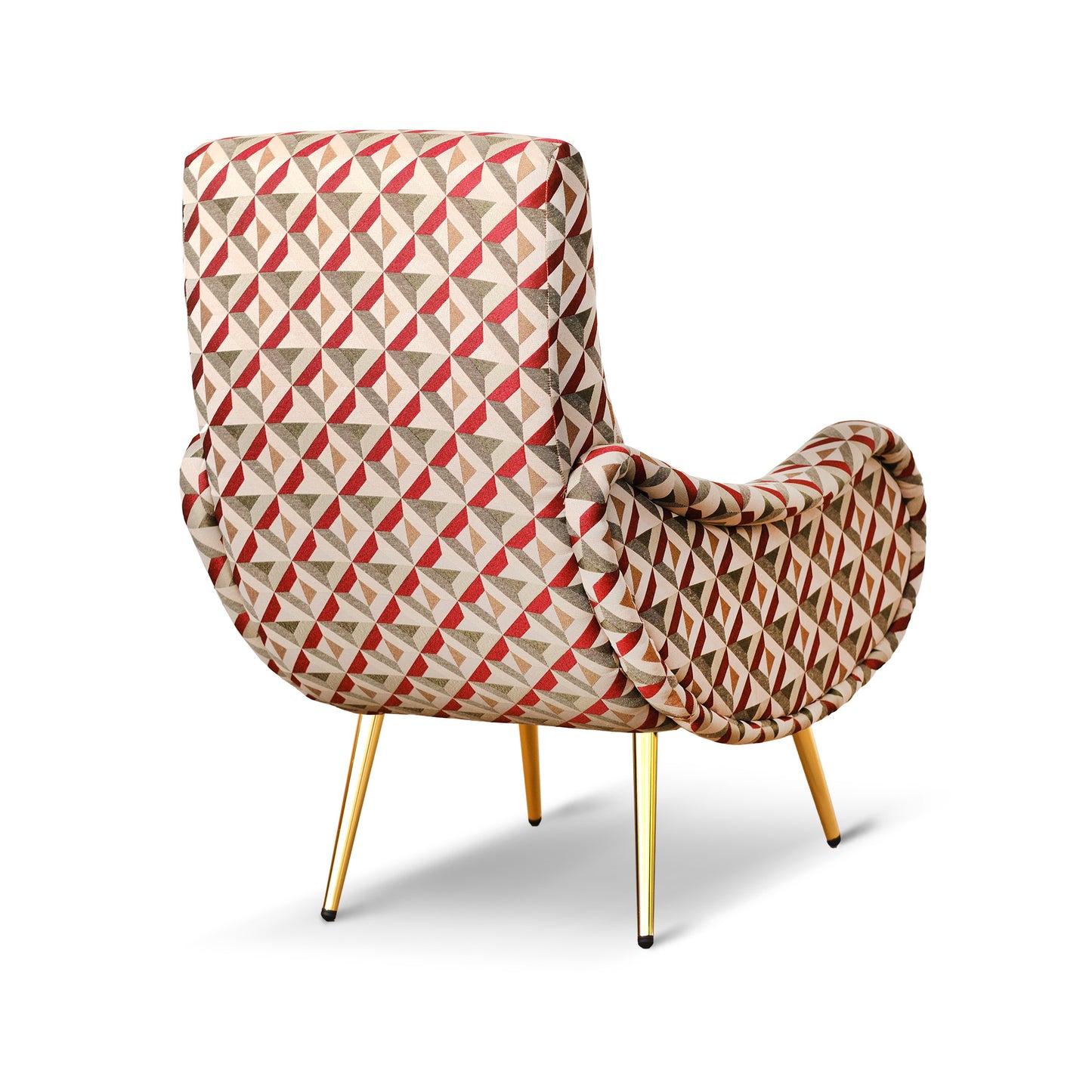 Poltrona Miss Tessuto e Velluto Premium - Design Iconico