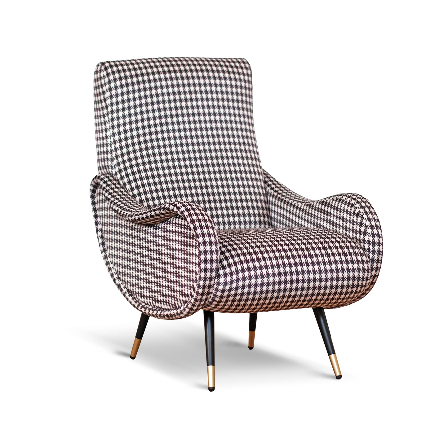 Poltrona Miss Tessuto e Velluto Premium - Design Iconico