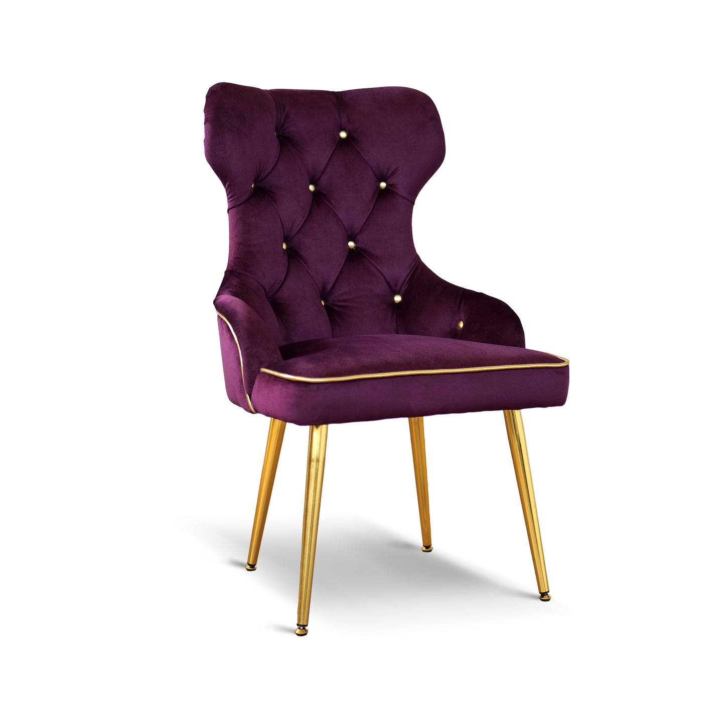 Sedia Cosmo in Velluto Capitonné - Design Iconico