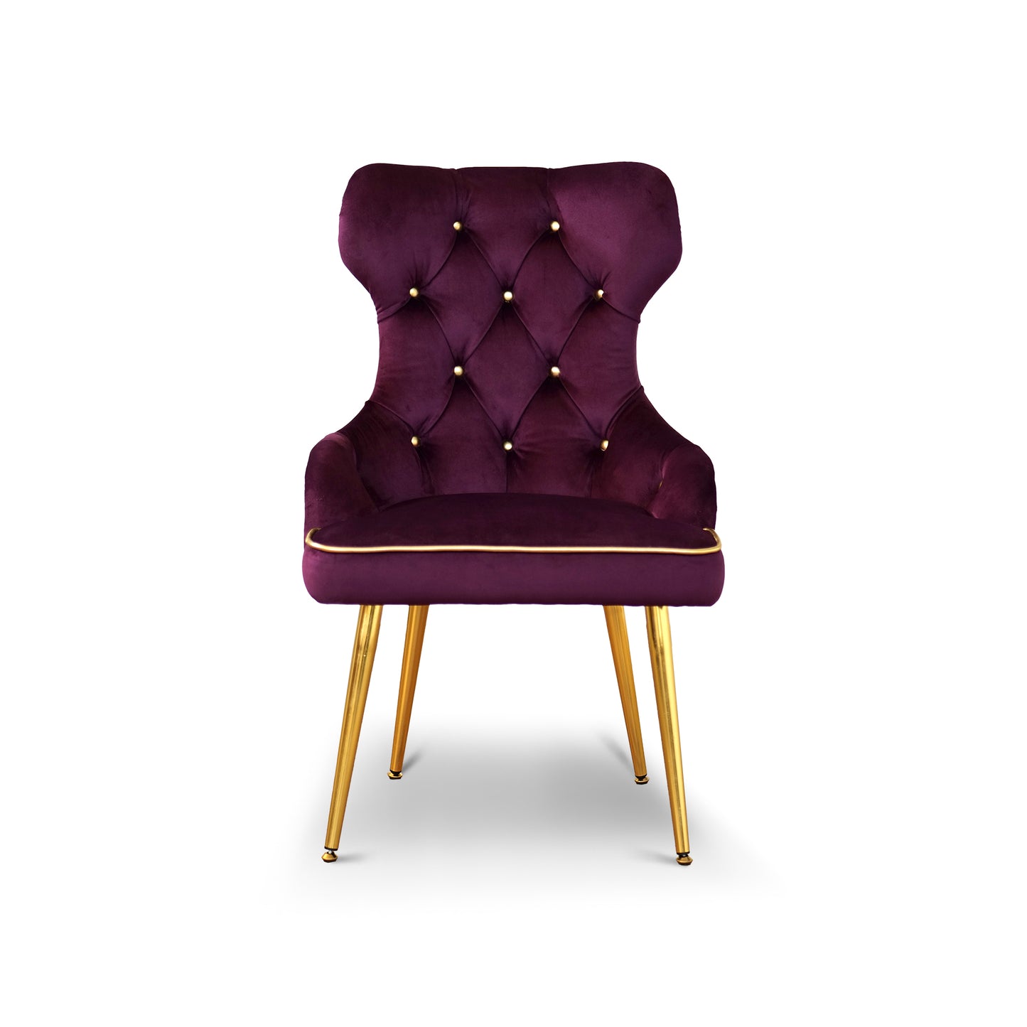 Sedia Cosmo in Velluto Capitonné - Design Iconico