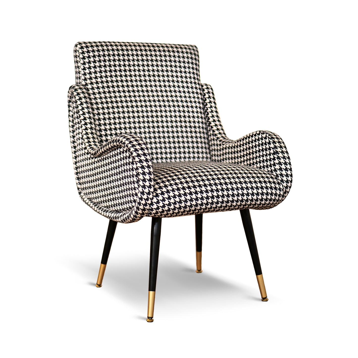 Sedia Miss in Tessuto Pied de Poule - Design Iconico
