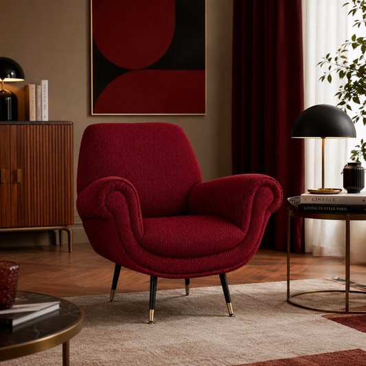 Tessuto Jacquard - Dedalo Rosso
